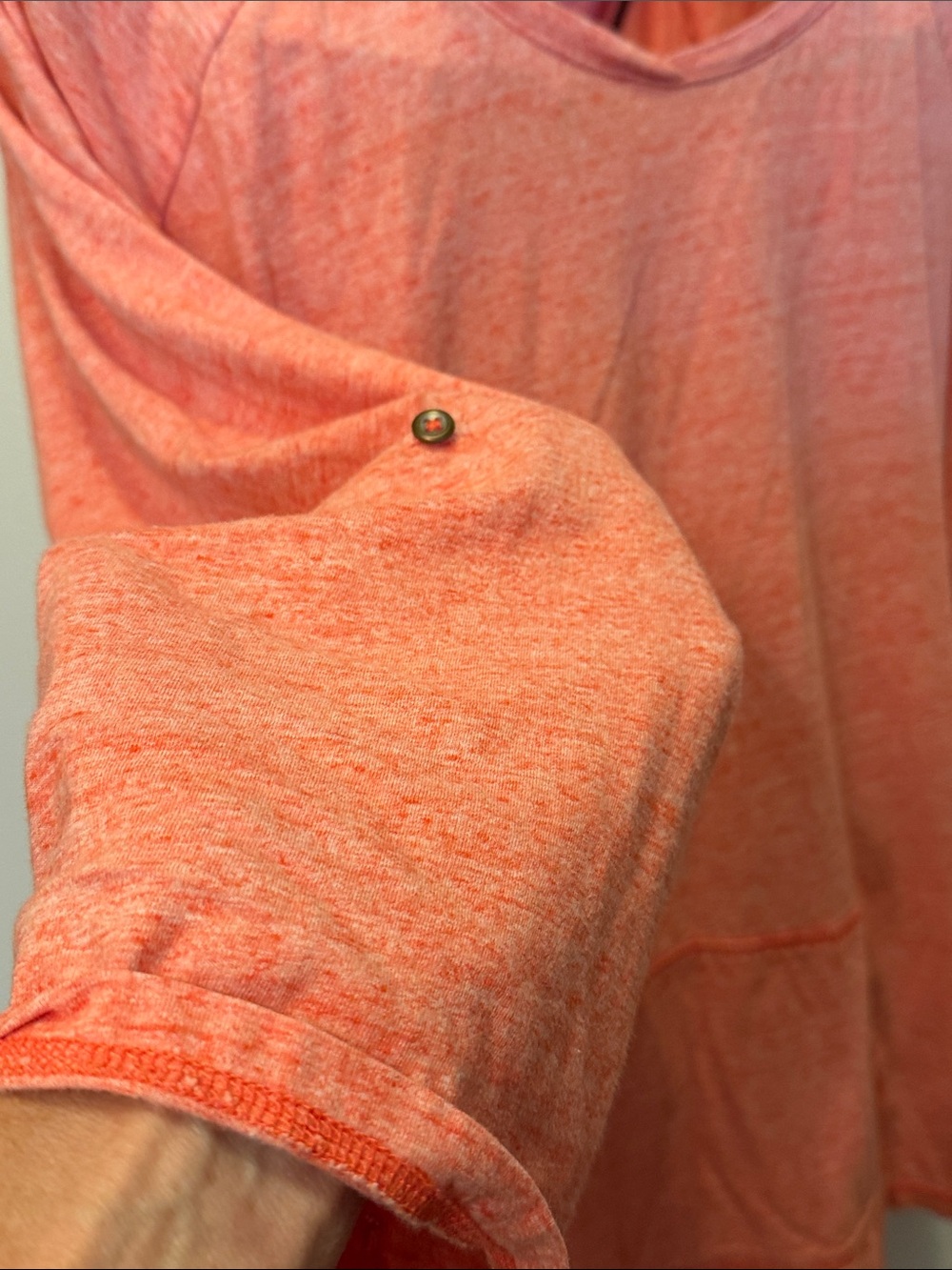 🍊🍊🍊BOGOHO🍊🍊🍊Sonoma Coral Scoop Neck Lightweight Pullover-1X - Picture 10 of 10